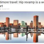 a picture of baltimore with the caption baltimore travel hip swamp is a work of.