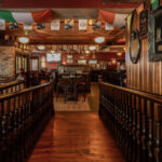 Traditional Irish pub decor