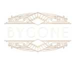 the logo for bygone.