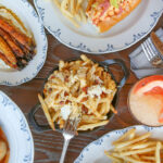 Crab fries and other dishes